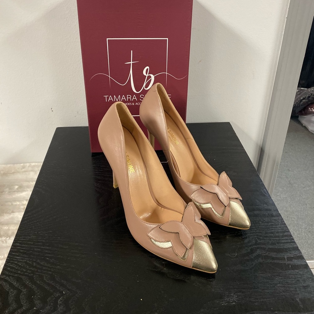 NWT Genuine Leather Tamara Simone Stilettos